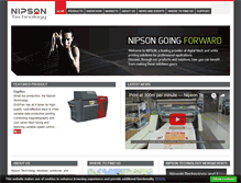 Tablet Screenshot of nipson.com